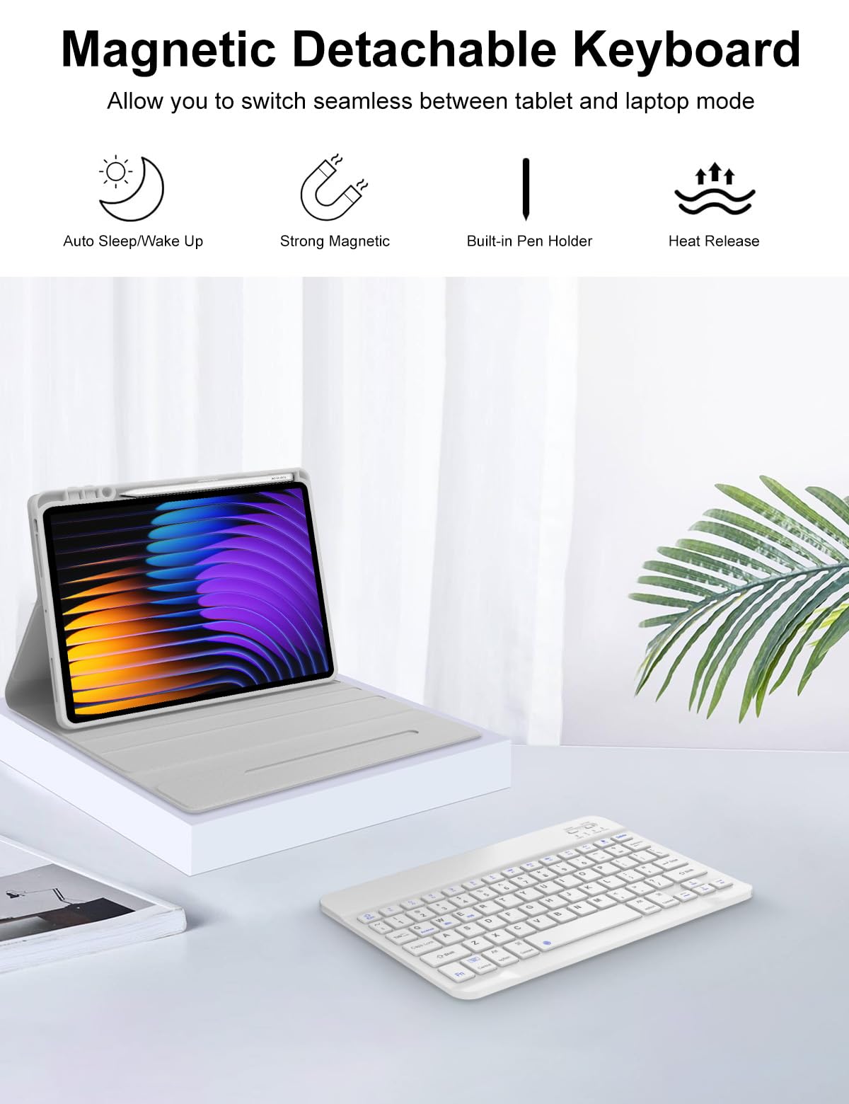 Amazon.com: Keyboard Case for Xiaomi Pad 8/8 Pro/7/7 Pro 11.2 Inch