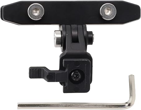 Bike Saddle Light Mount, Aluminum alloy + ABS Tail light Saddle Rail Mount for Bontrager , Bike Rear Light Mounting Bracket, Compact and Lightweight