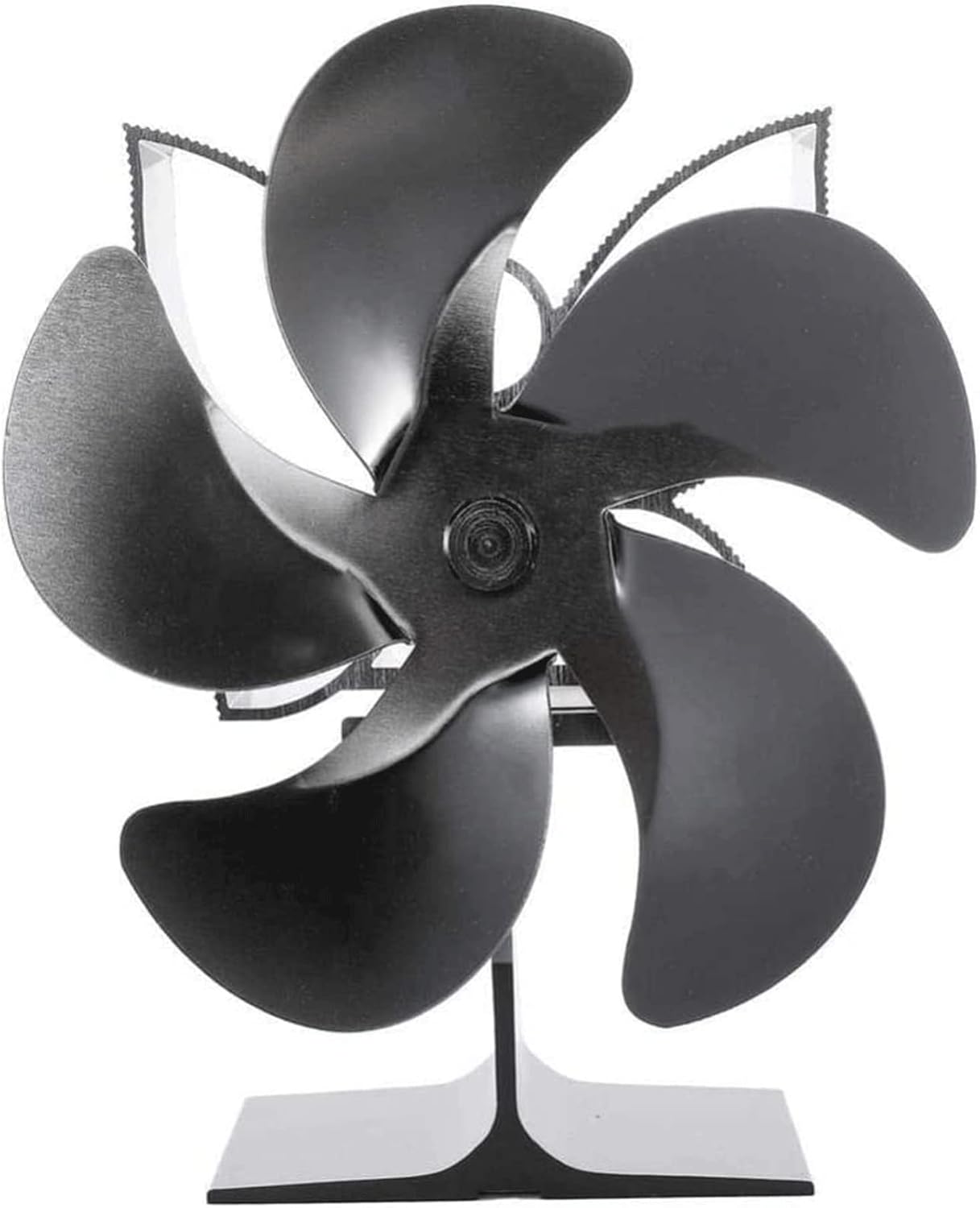 Fireplace Fan Fireplace Fan 5-Blade Heat Powered Stove Fan Heat-Powered Fireplace Fan Start at Low Temperature Save Fuel for Gas/Pellet/Wood/Log Burning Stove