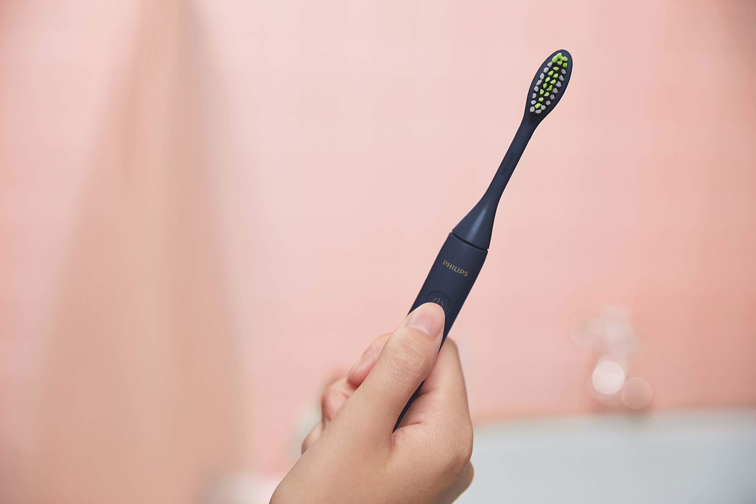 Philips Sonicare Battery Toothbrush, Brush Head Bundle, Midnight Blue, BD1002/AZ