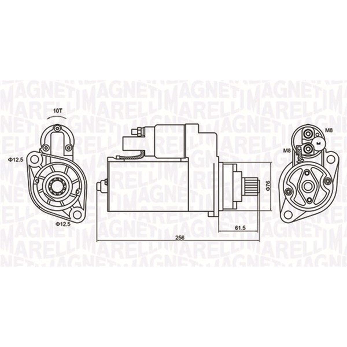 Magneti Marelli 063721405010 Motorino Avviamento VW