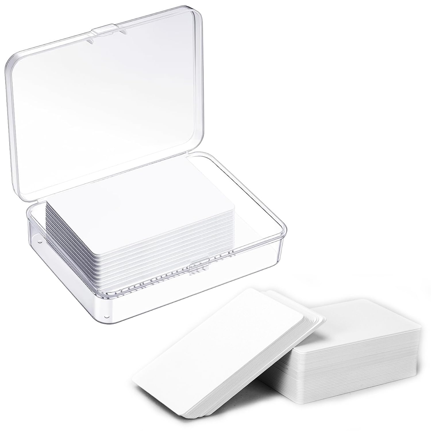 Origin-Joy 50 PCS NFC Cards, NTAG215 Blank Waterproof 85.5 x 54mm NFT Chips, Programmable & Rewritable, Compatible with Amiibo, TagMo, iOS & Android