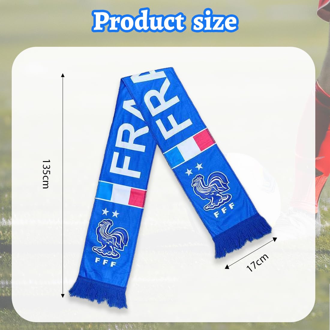 Sciarpa Equipe De France Jaquard per Tifosi
