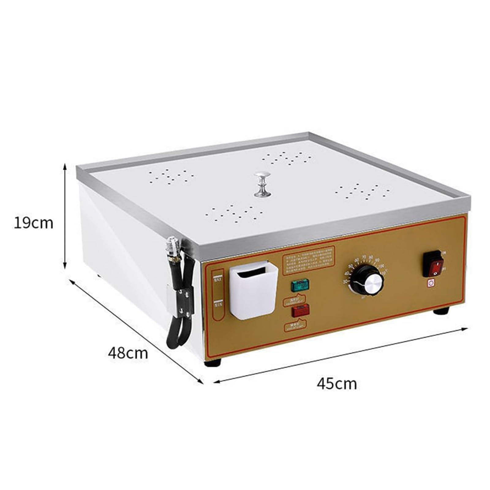 Vaporera Eléctrica De Cuatro Orificios, Máquina Comercial para Bollos Al Vapor, Máquina De Acero Inoxidable para Cocinar Al Vapor Alimentos En El Hogar