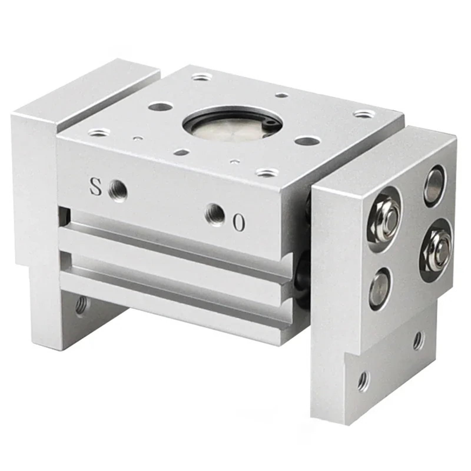 Cilindro neumático de repuesto de pinza de doble efecto serie MHL2 con dedo de apoyo 10D/16D/20D/25D/10D1/16D1/20D1/25D1 | Cylinder(MHL2-16D1)