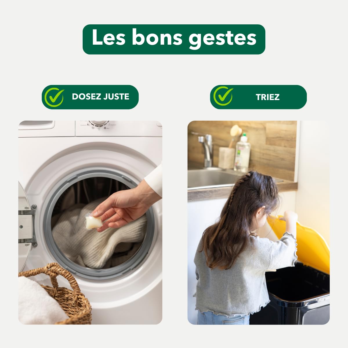 L'Arbre Vert Doses Lessive Liquide Ecolabel Savon Végétal - Hypoallergénique - 24 Doses (Lot de 5)