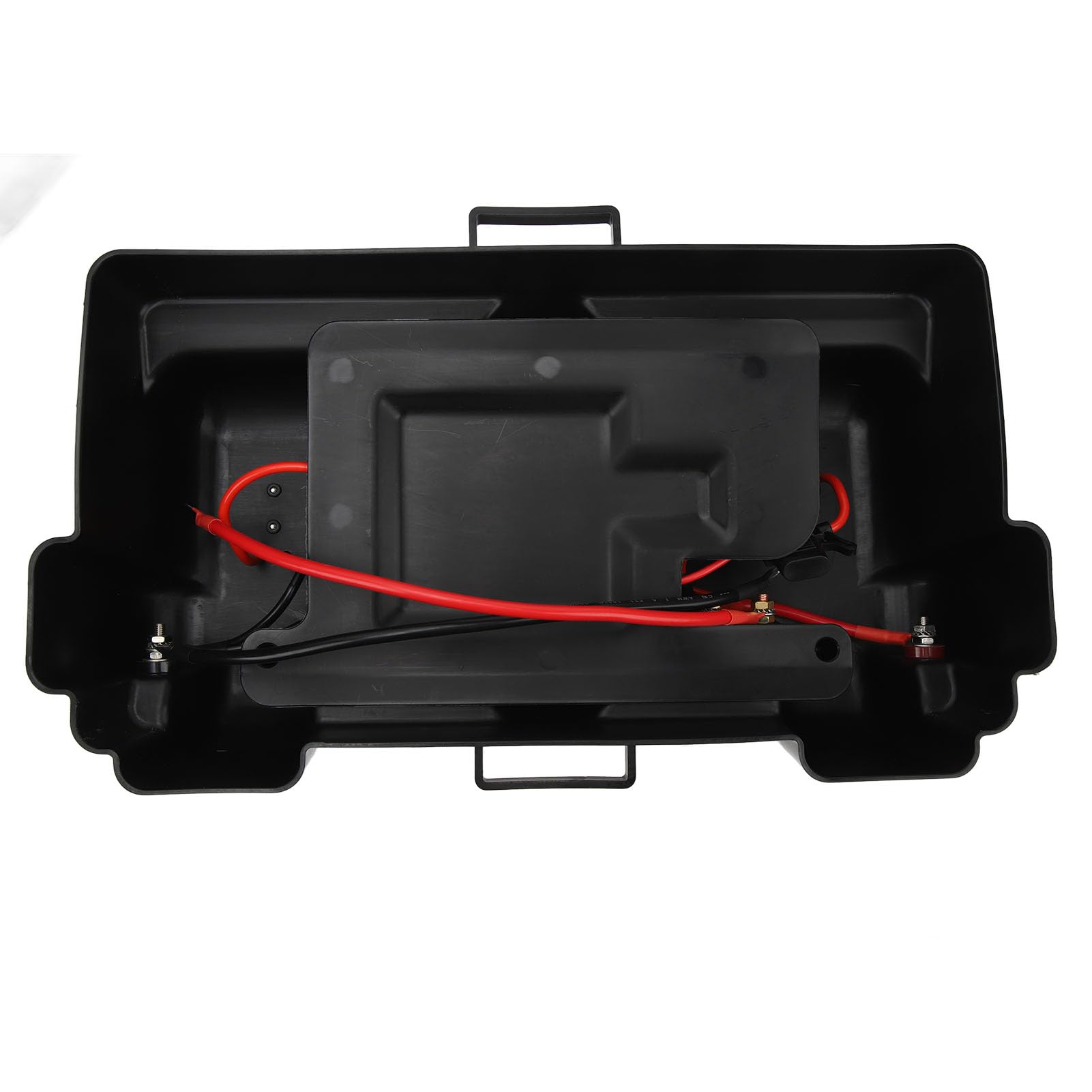 Sonew Skrzynka na Baterie Morskie z Podwójnymi Gniazdami USB i Wskaźnikiem Napięcia dla Projektu OEM RV SUV ATV