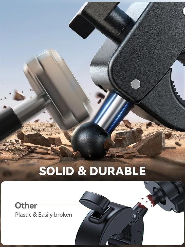 Supporto Per Telefono Per Moto Anti-vibrazioni Per Manubrio Bicicletta Per 4.7-7” Accessori Per Ciclismo