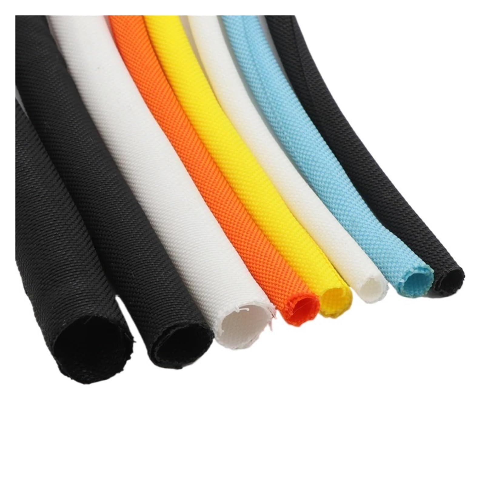 Guaina protettiva per cablaggio Guaina intrecciata espandibile in PET con chiusura automatica, tubo flessibile isolato con chiusura automatica, avvolgimento del filo, tubo di protezione del cavo(GRAY,