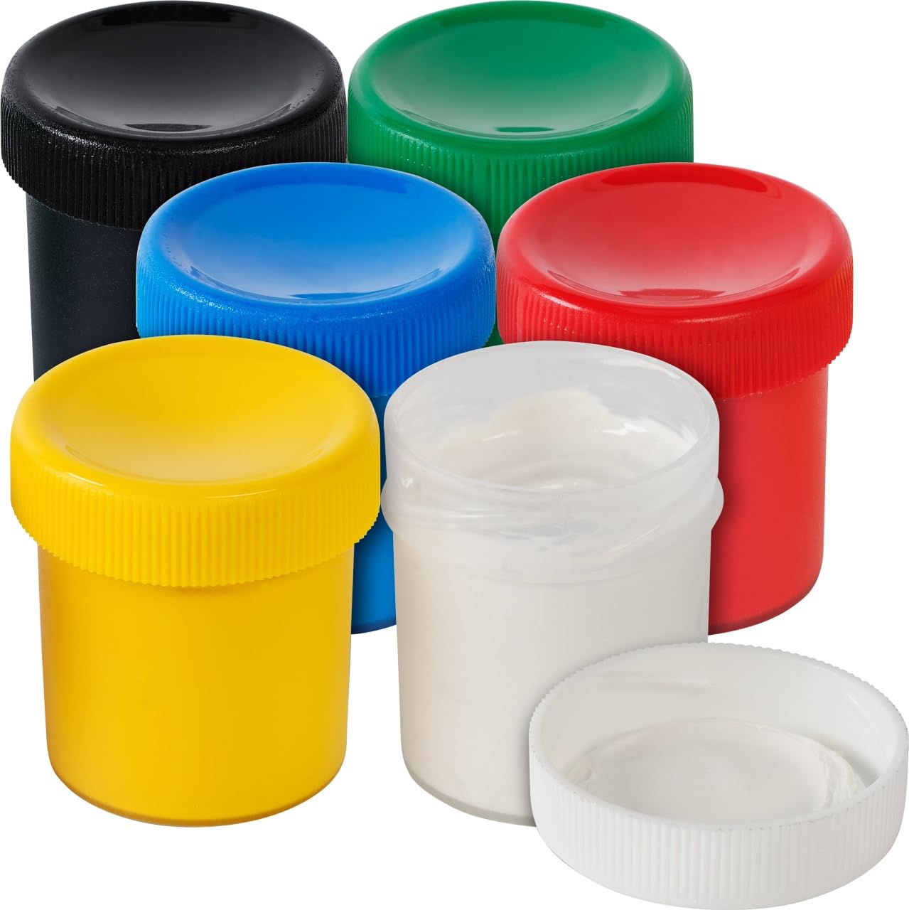 Faber-Castell Tempera/Gouache Colours, 6 Pots of 20 ml, Multicolor - Image 4
