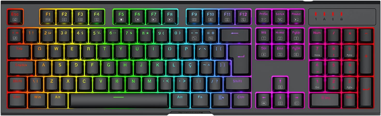 Teclado Mecânico Redragon Argo K670-RGB ABNT2 Preto