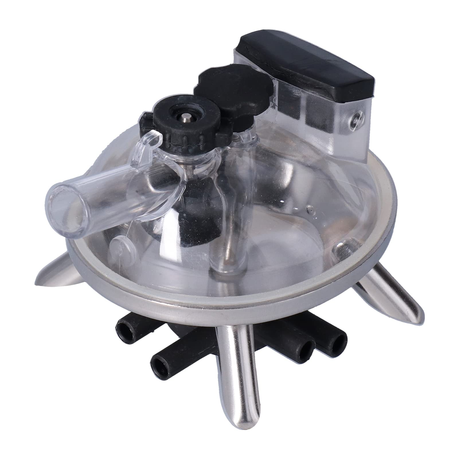 Collecteur De Lait De Vache, Accessoire De Machine à Traire De Ferme Efficace De 240 ML avec Base en Acier Inoxydable