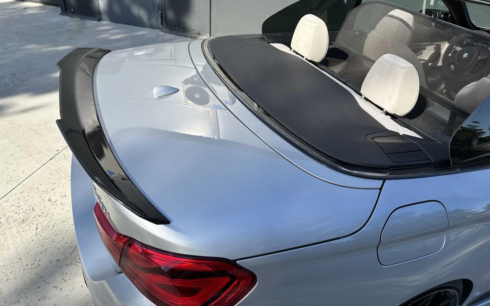 Mptuned BMW F33 PSM Stil Heckspoiler in Carbon Optik per BMW Serie 4 2014-2019 Cabrio 420i 428i 430i 435i 440i