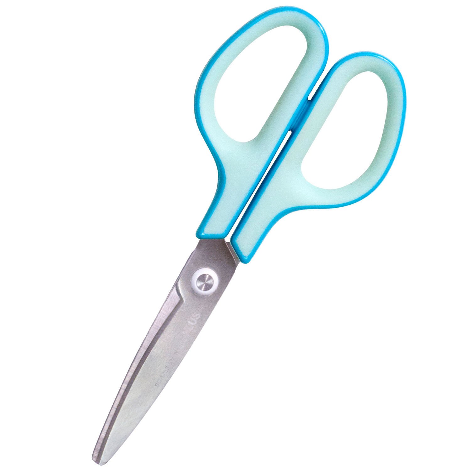 Plus Fit Cut Curve Scissors, Small, Blue (35050)