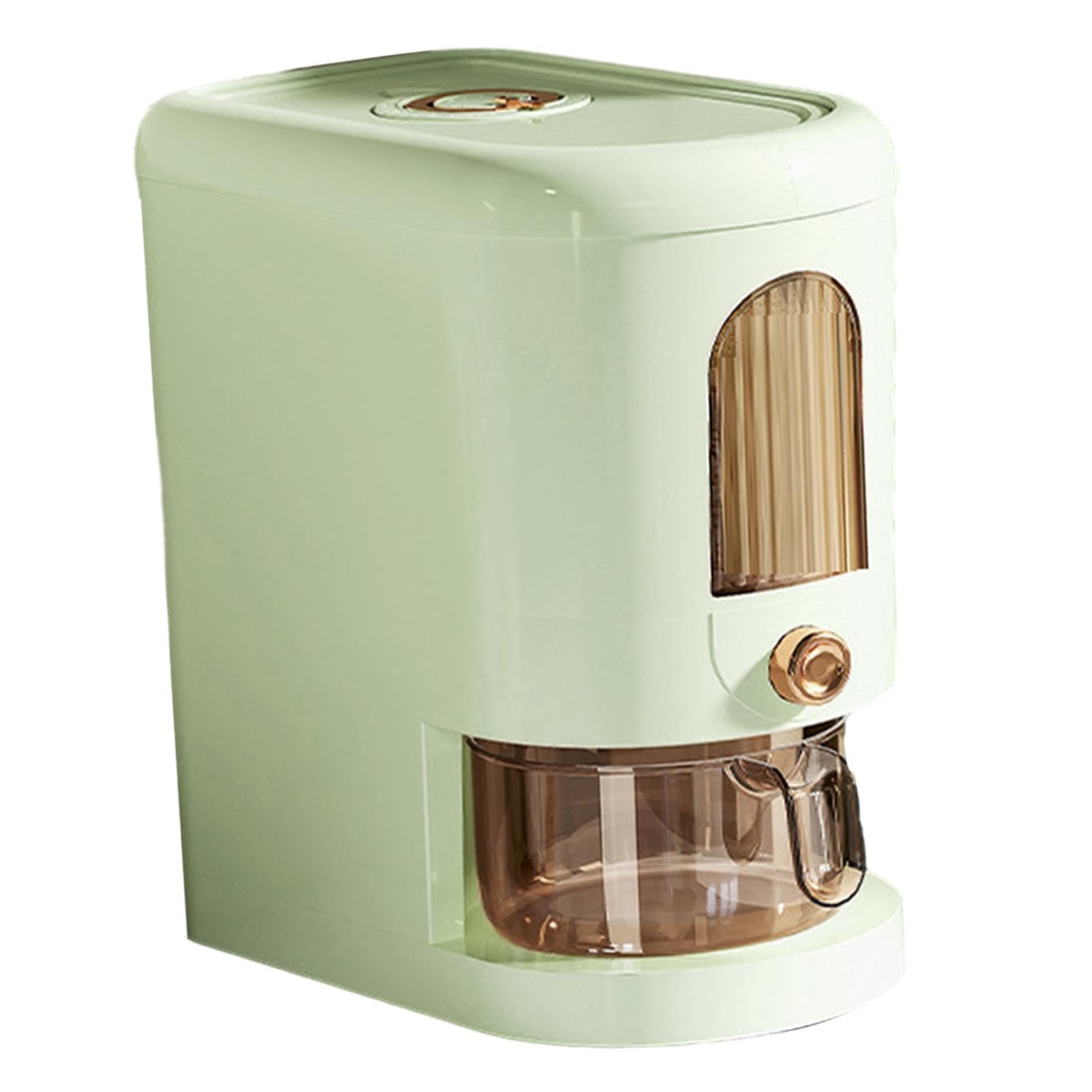 MagiDeal Reis-Aufbewahrungsbehälter, Reis-Aufbewahrungsbox, Müslibehälter, Reis-Aufbewahrungsbehälter, Trockenfutterbehälter für Schrank, Küche, Restaurant, Grün, 5KG