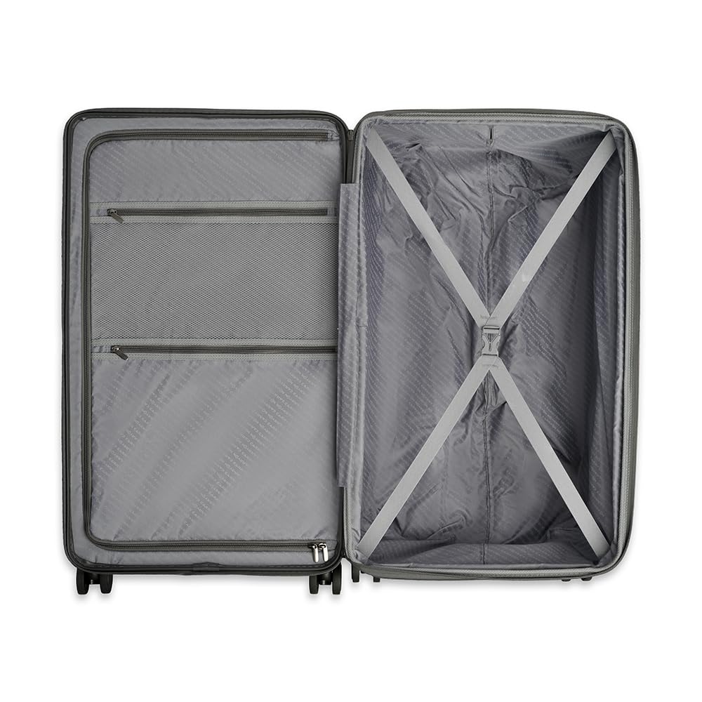 CarryOn Trunk – Zestaw 2 twardych walizek podróżnych M + L z poszerzeniem i zamkiem TSA (Niebieski, Duży)