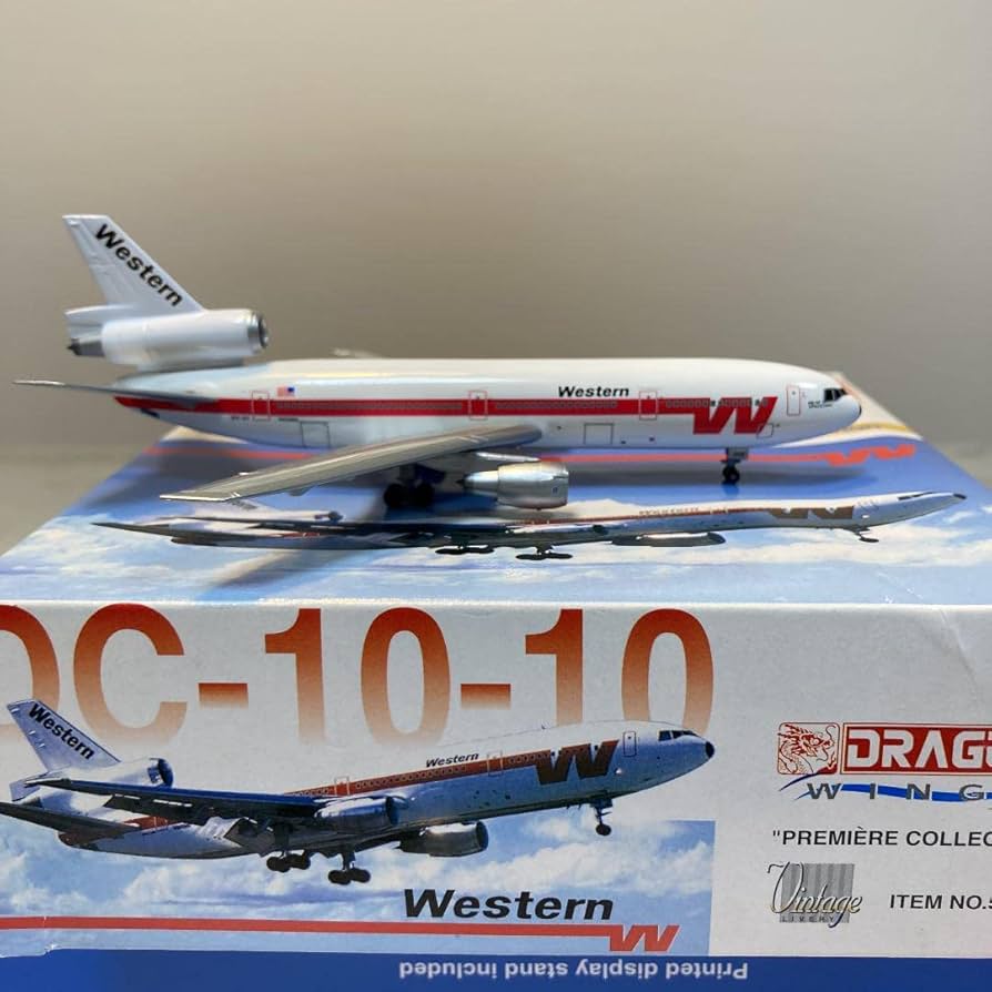 Amazon | Western ウェスタン航空 DC-10 1:400 | プラモデル 通販