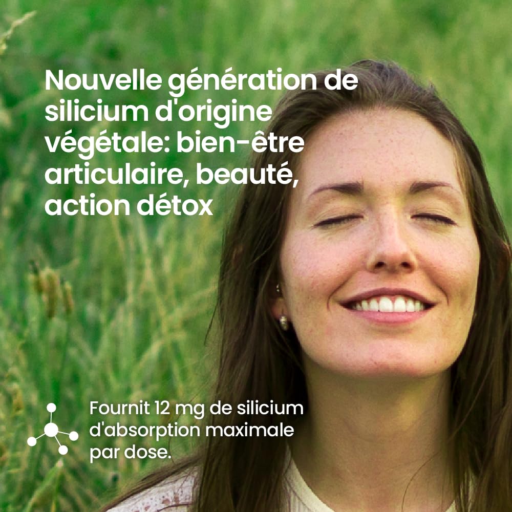 G7 Siliplant Formule améliorée. Complément de Silicium Liquide pour Peau Cheveux Ongles. Accélère la Pousse des Cheveux et Ongles. Collagène Natif Os Articulations et Dents. Traitement 33 j.