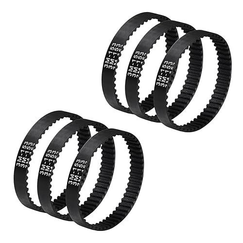 6 piezas de repuesto de correa de cepillo frontal suave 153-3GT-8 para aspiradora Shark AZ1002 AZ1000 AX950 AX951 ZU782