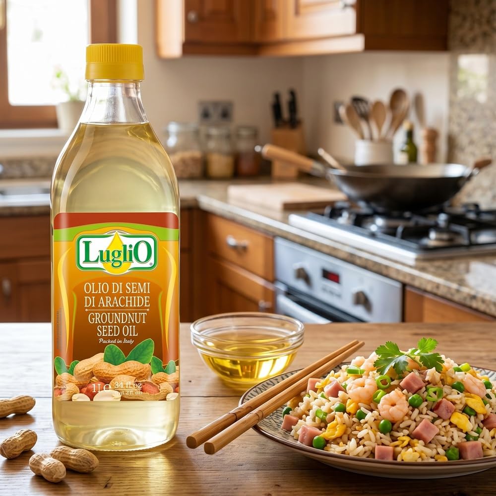 Huile d'Arachide (Lot de 2 x 1 litre)