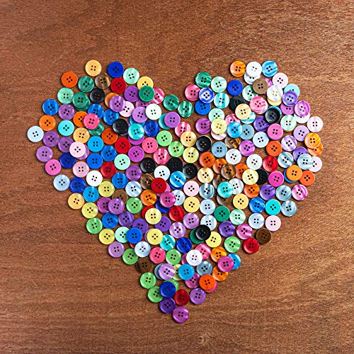 Kitten Kraft 4/5 Inch (20Mm, 32L) Round Large 4-Hole Resin Buttons In 27 Colors, Notions For Crafting, Sewing, Replacement, Knitting Handmade Baby And Kids Sweaters (Pastel Yellow, 20 Buttons) #TOP4