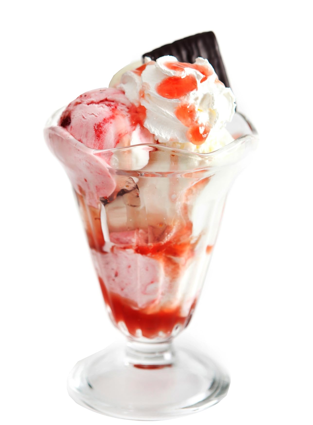 Topkapi 250.872 – 6 kubków do lodów Chicago, miseczki deserowe, szklanki do koktajli, Ice Cream Sundae, 23,5 cl, wys. 13 cm