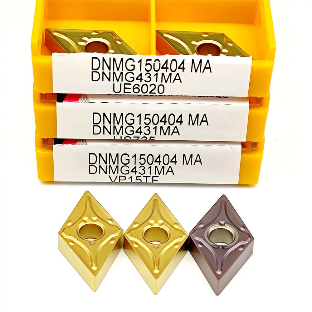 Lot De 10 Insert De Carbure DNMG150404 MA VP15TF UE6020 US735 - Outils De Tournage CNC Haute Précision Pour Tour
