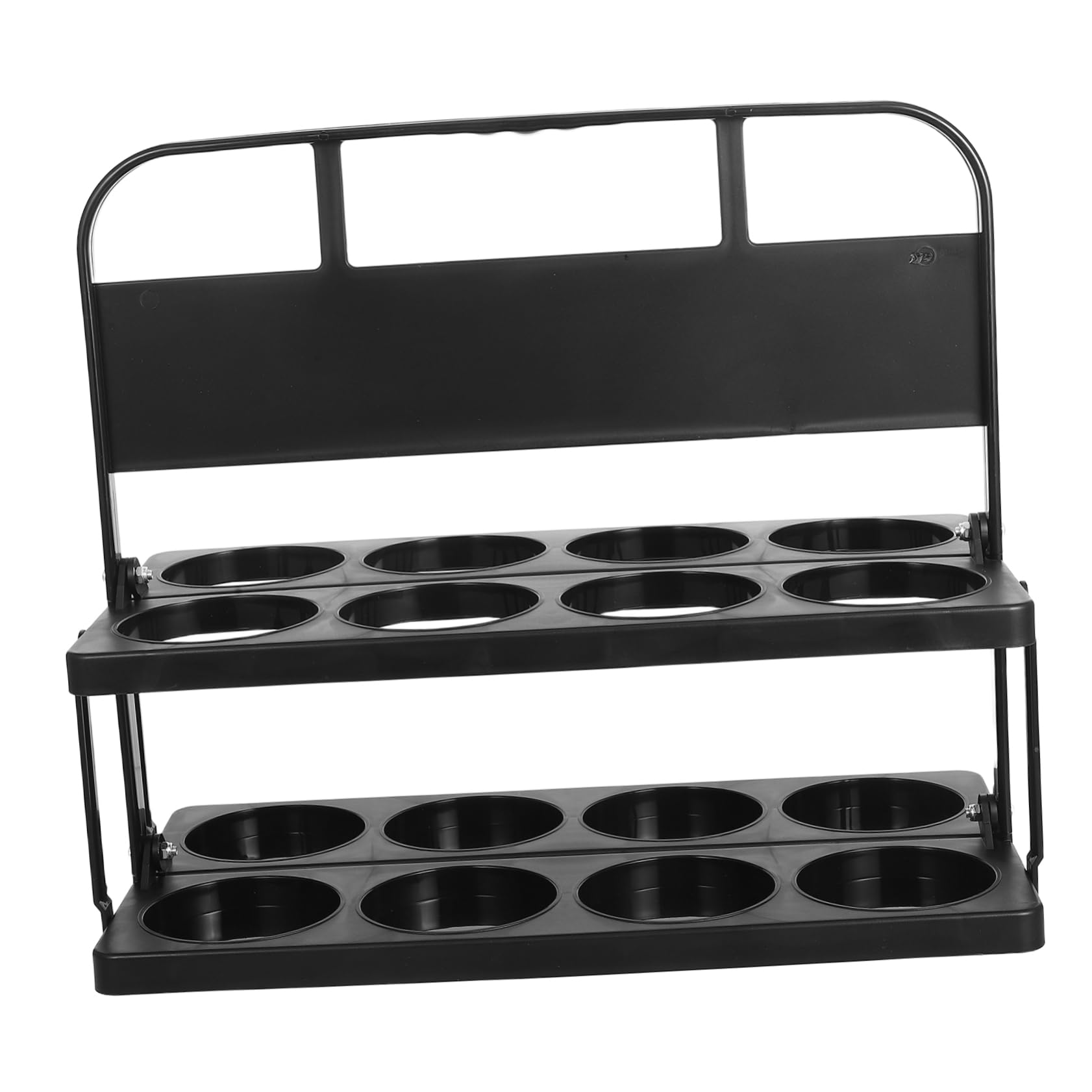 Cabilock Portable Drink Carrier with Handle Cup Capacity for Sports and Parties Foldable Plastic Beverage Holder Organizer Lightweight and Drink Carrier for Bars and Restaurants