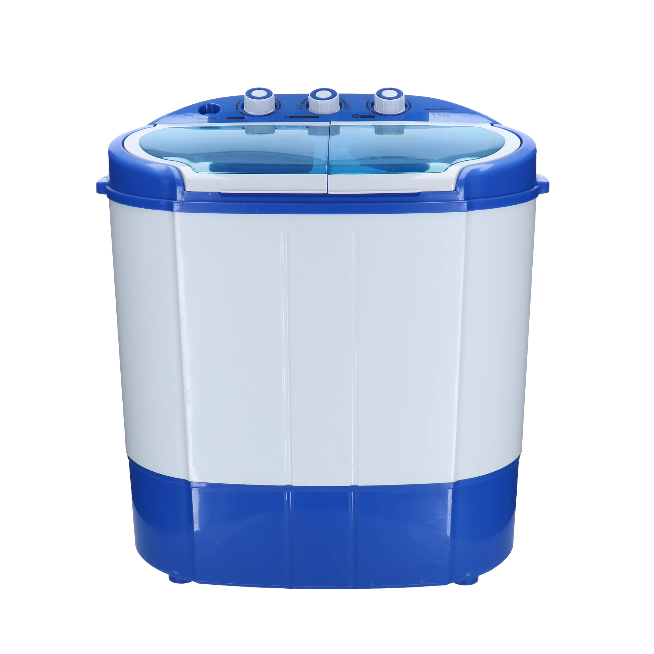 Mestic MW-​120 Camping Wasmachine/​Centrifuge Combinatie - 230 V - 2 Wasprogramma's - 3,​5 kg capaciteit - Stil en energiezuinig (nvt)