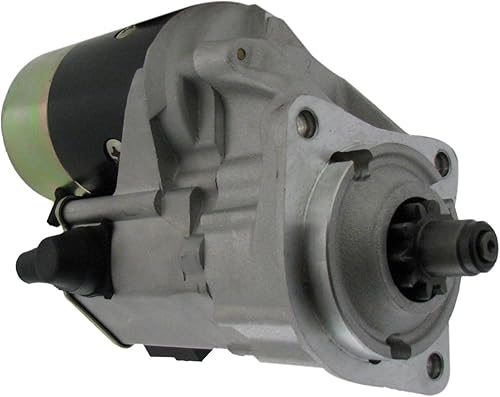 EPartsGlobal Motor de arranque de maquinaria pesada de metal de 12V para 414E, 416B, 416C, 416D, 416E, 420D, 420E