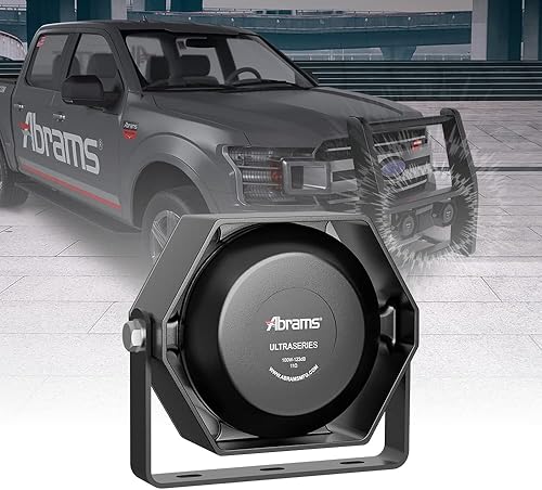 Abrams, bocinas para sirenas