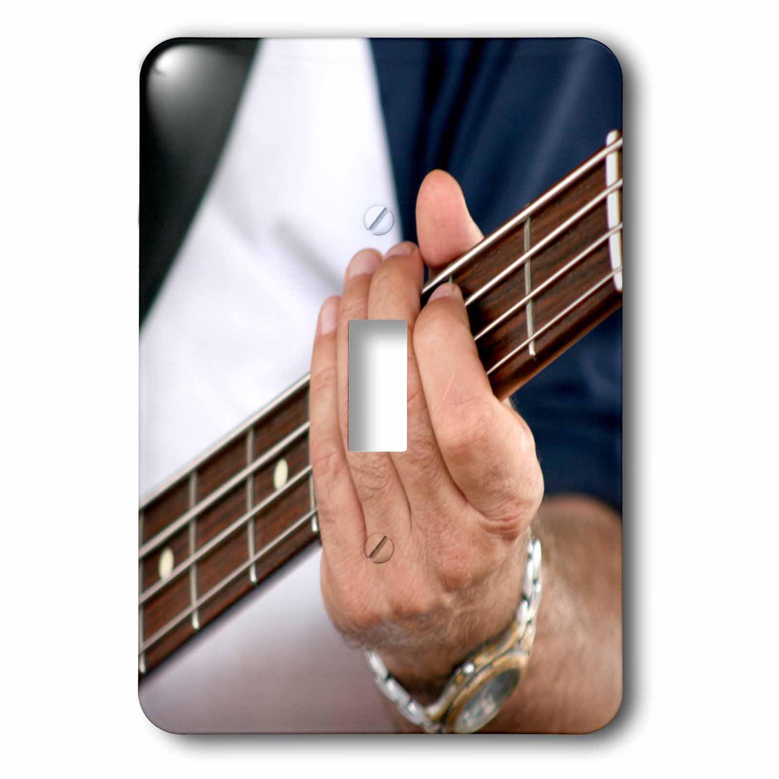 Interrupteur guitare basse cache 3dRose lsp_156291_1 finition soignée pour décoration murale élégante