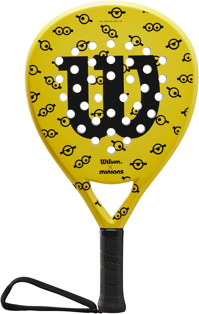 Wilson Raqueta de Pádel Minions Junior Eyes 3 Wilson Raqueta de pádel Minions Junior Eyes, Para niños y jóvenes, Fibra de vidrio/EVA, 300 g - ¿Vale la pena?