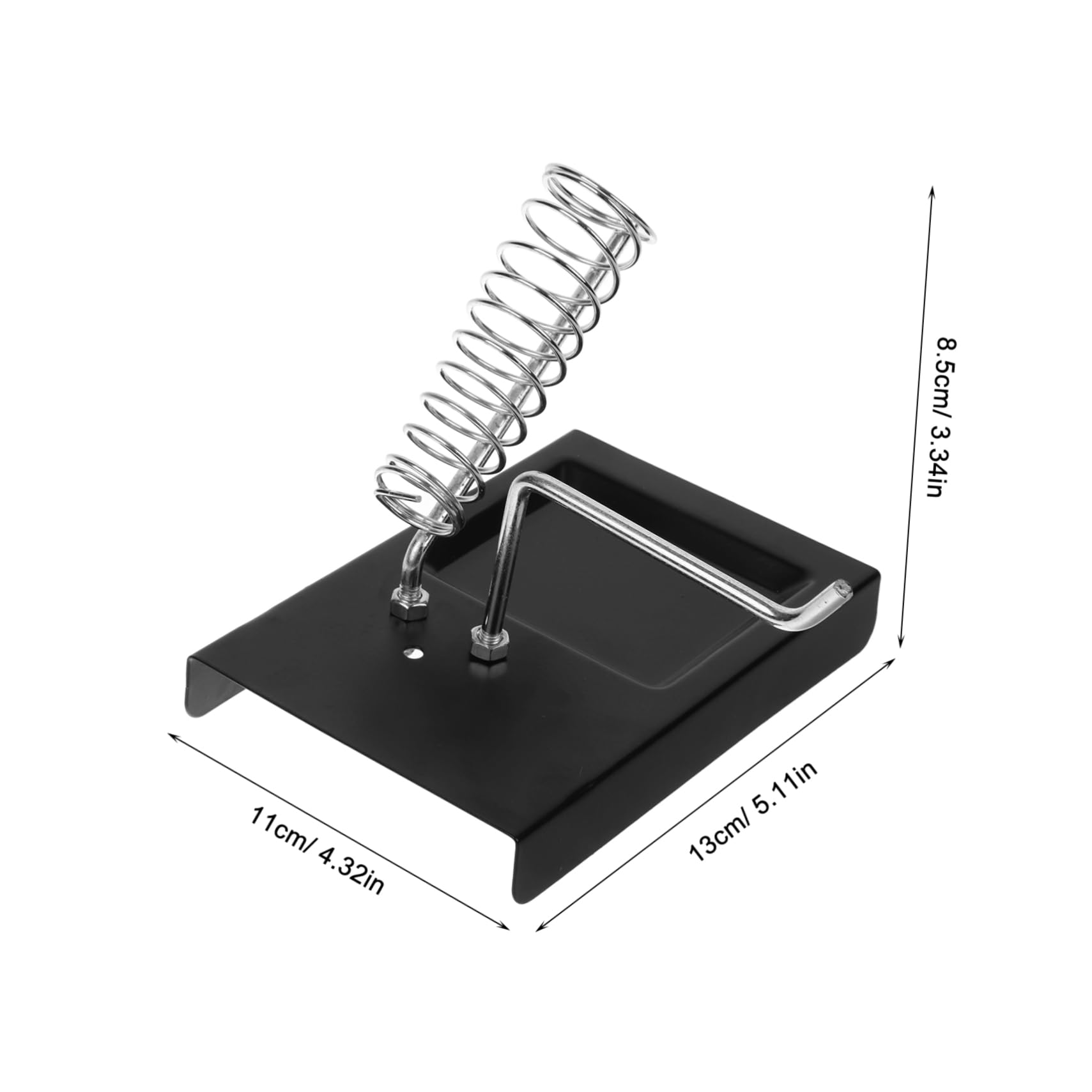 Holibanna Tabletop Soldering Iron Holder Heat Resistant Solder Support Station with Sturdy Base for Soldering Burning and Projects Portable and Lightweight Design