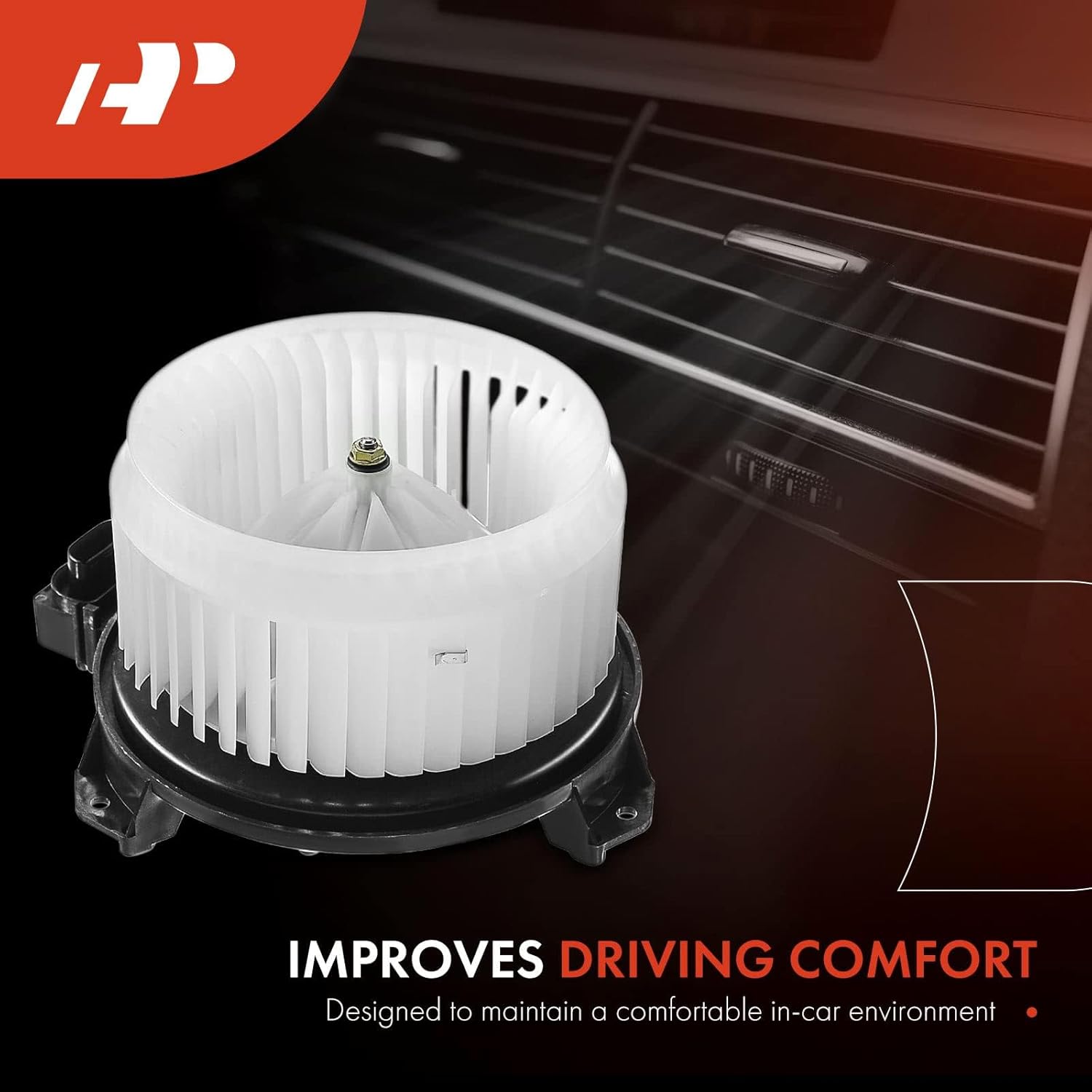 A-Premium Front HVAC Heater Blower Motor Compatible with Toyota Yaris 2007-2012 & Scion xD 2008-2014 - Replace# 87103-52141, 8710352141