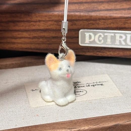 Cute Phone Charms Cartoon Dog Cellphone Charms for Case Kawaii Car Keychain Charm Kit Charm for Phone Pendant Decor (Corgi)