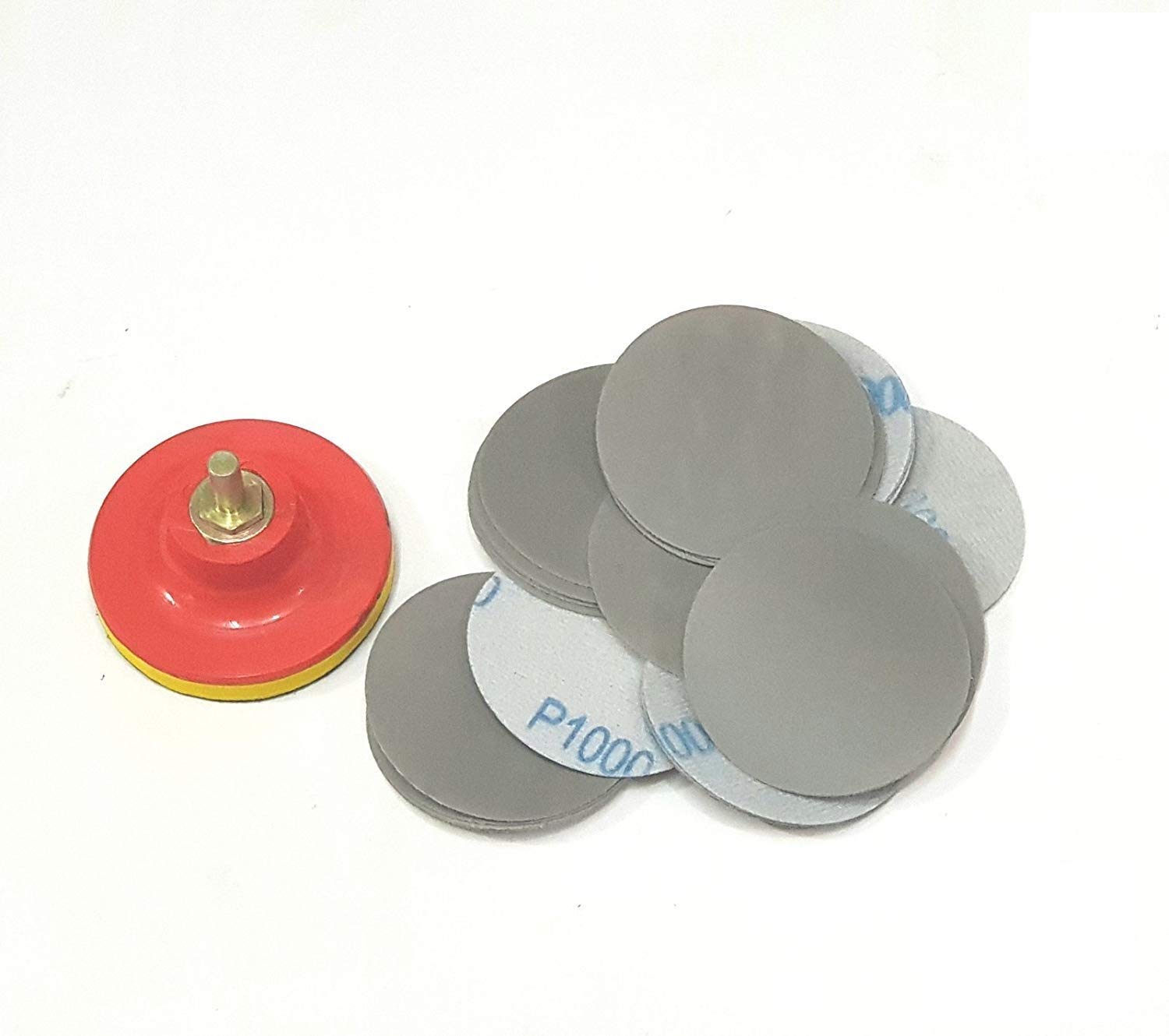 KROST 3"(75mm) Dia Hook & Loop Dry/Wet 600-2000 Grit Pack of 30nos Sanding Disc with 3" Backup pad & Drill Attachment (B079M2TPRL) Amazon Price History, Amazon Price Tracker