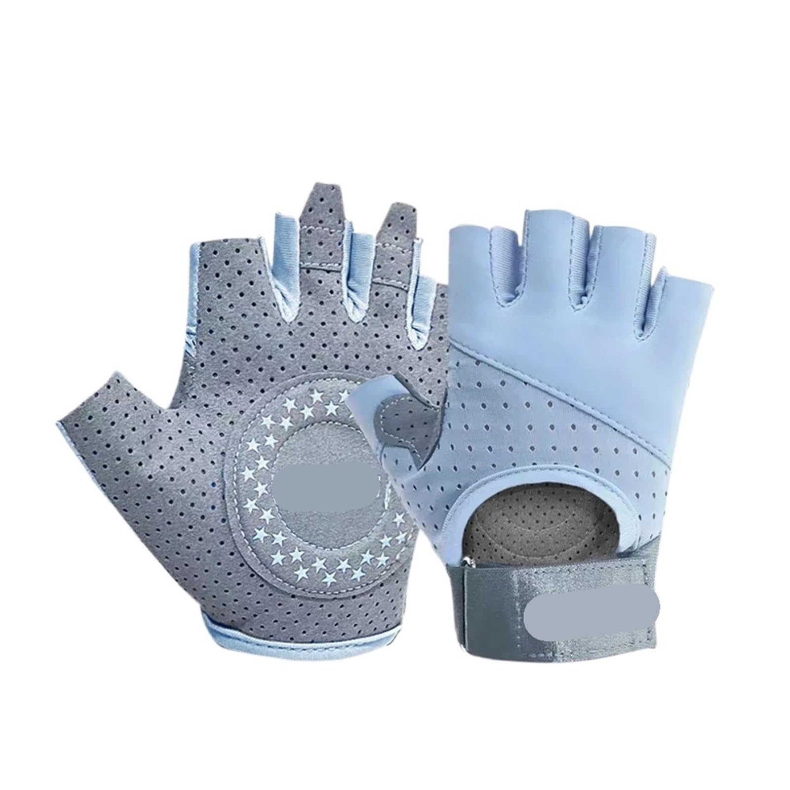 Guanti da Fitness Guanti da Palestra for Uomo Donna Fitness Sollevamento Pesi Guanti da Polso Body Building Allenamento Sport Esercizio Guanto da Ciclismo Antiurto per Fitness(Blue,L)