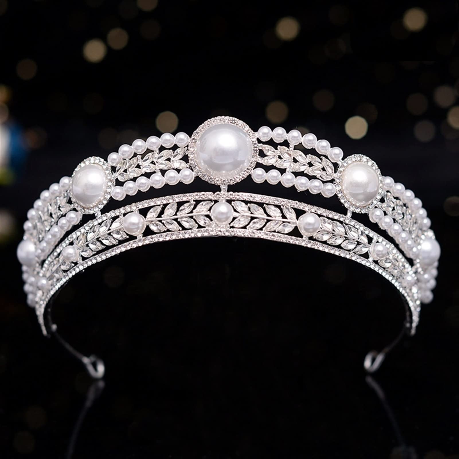 Tocados de Boda Elegante Corona Tiara Accesorios for el Cabello de la Boda Decoración de la joyería de la Boda Tocado Novia