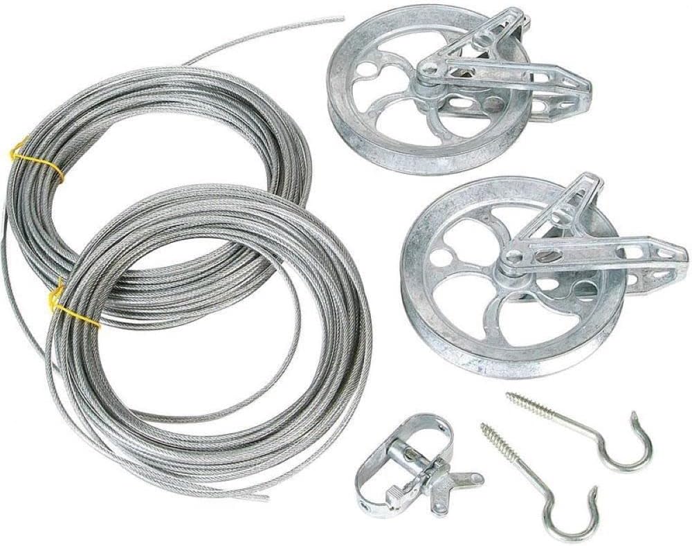 Lehman's Complete Clothesline Set, Stranded Metal Wire