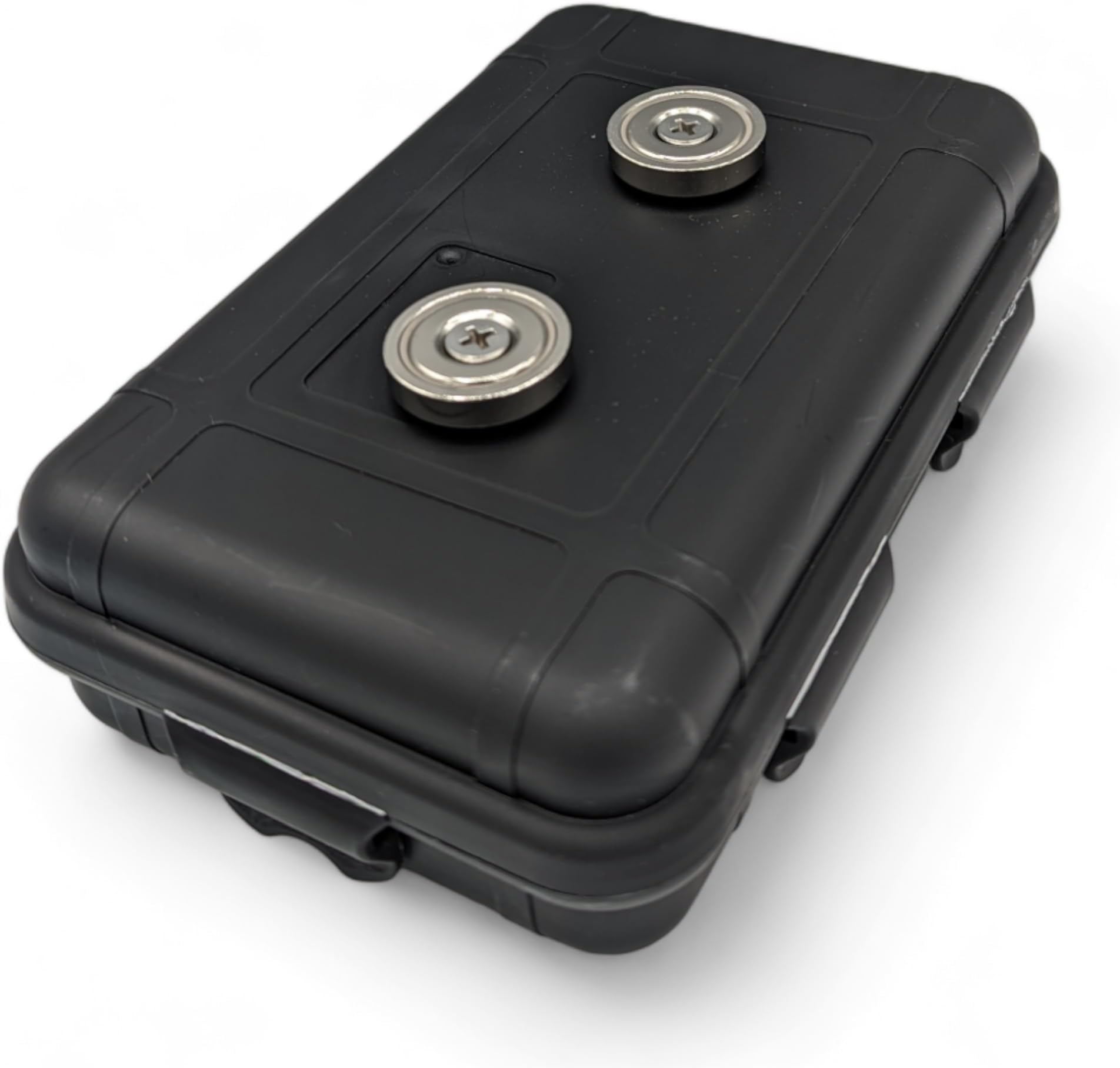 Durable and Strong Magnetic Stash Safe Box, Hidden Storage Box, Car underbody Magnetic Stash/Storage Box, Hiding Keys, Valuables, Cash Stash Box (Black, Medium)