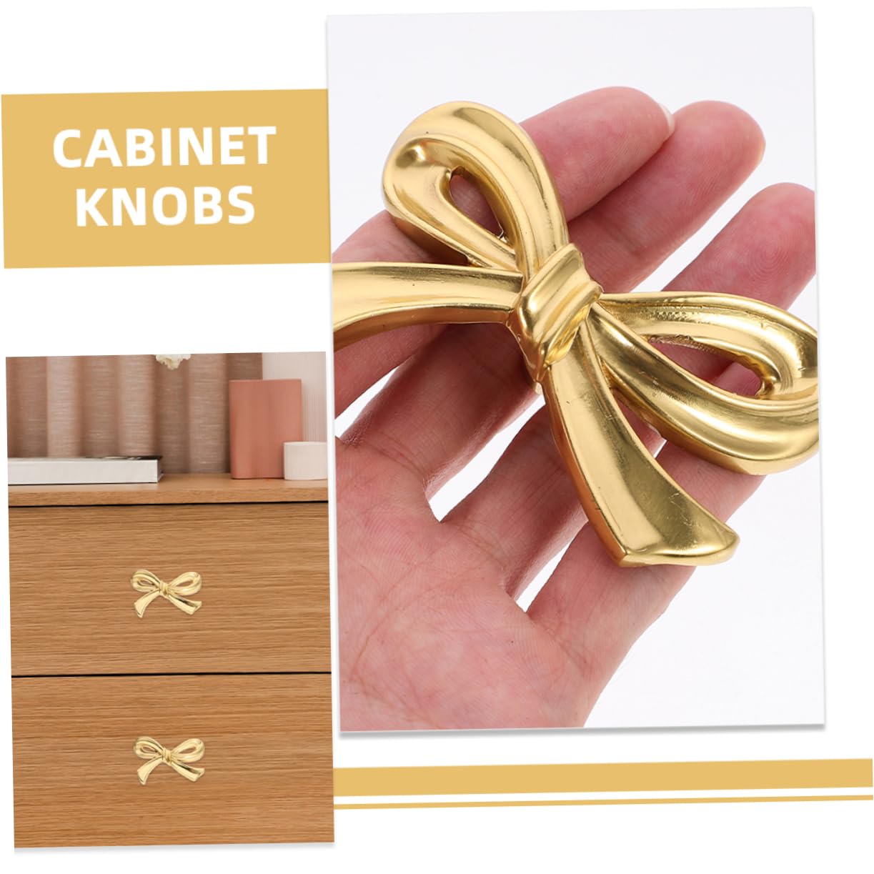 Mikikit 10stücke Bowknot Schubladengriffe Dekorative Möbelknöpfe Für Schränke Kommoden Und Türen Langlebig Und Stilvoll Für Wohnzimmer Und Küche