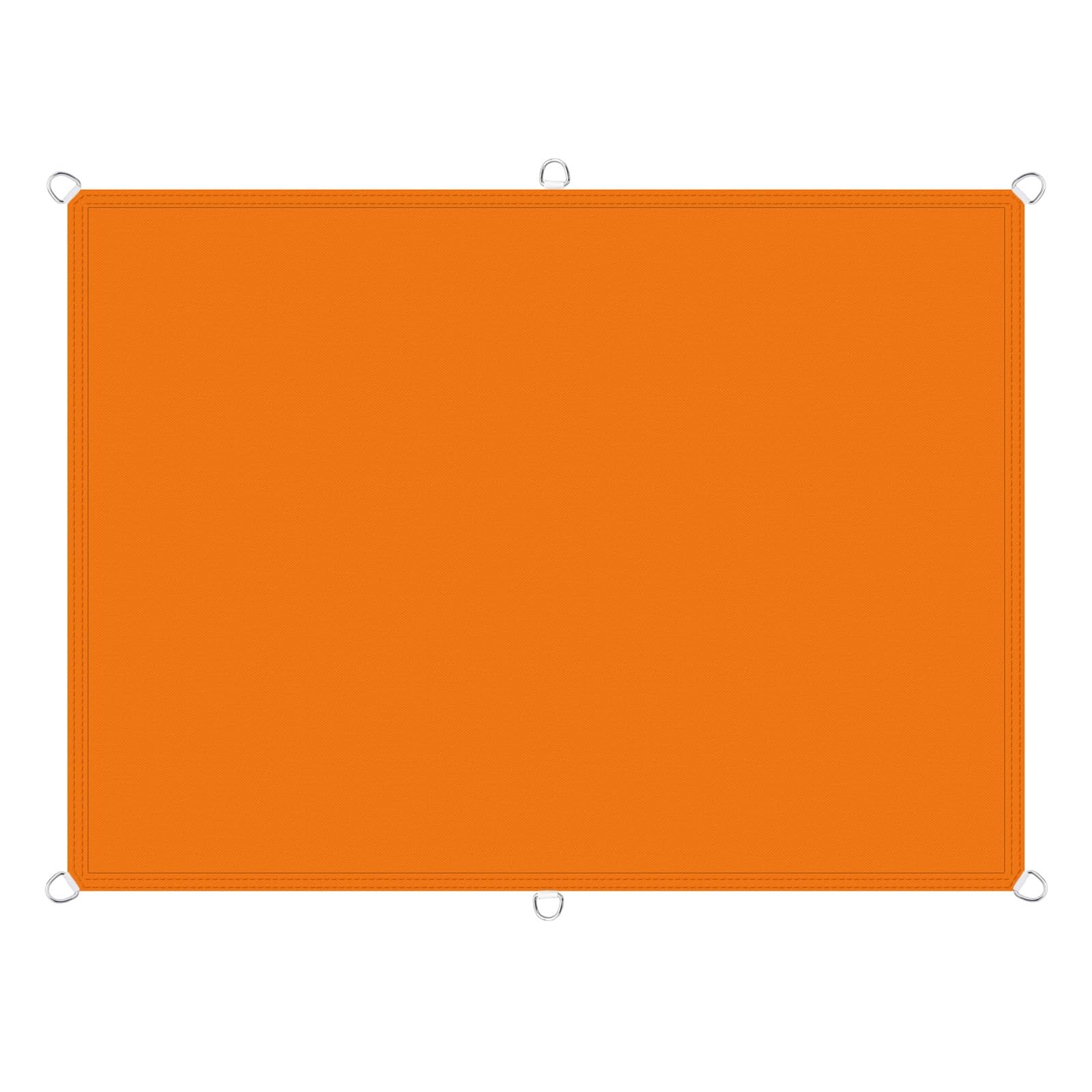 Filet d'ombrage rectangulaire orange 1.8x4m anti-déchirure pour jardin