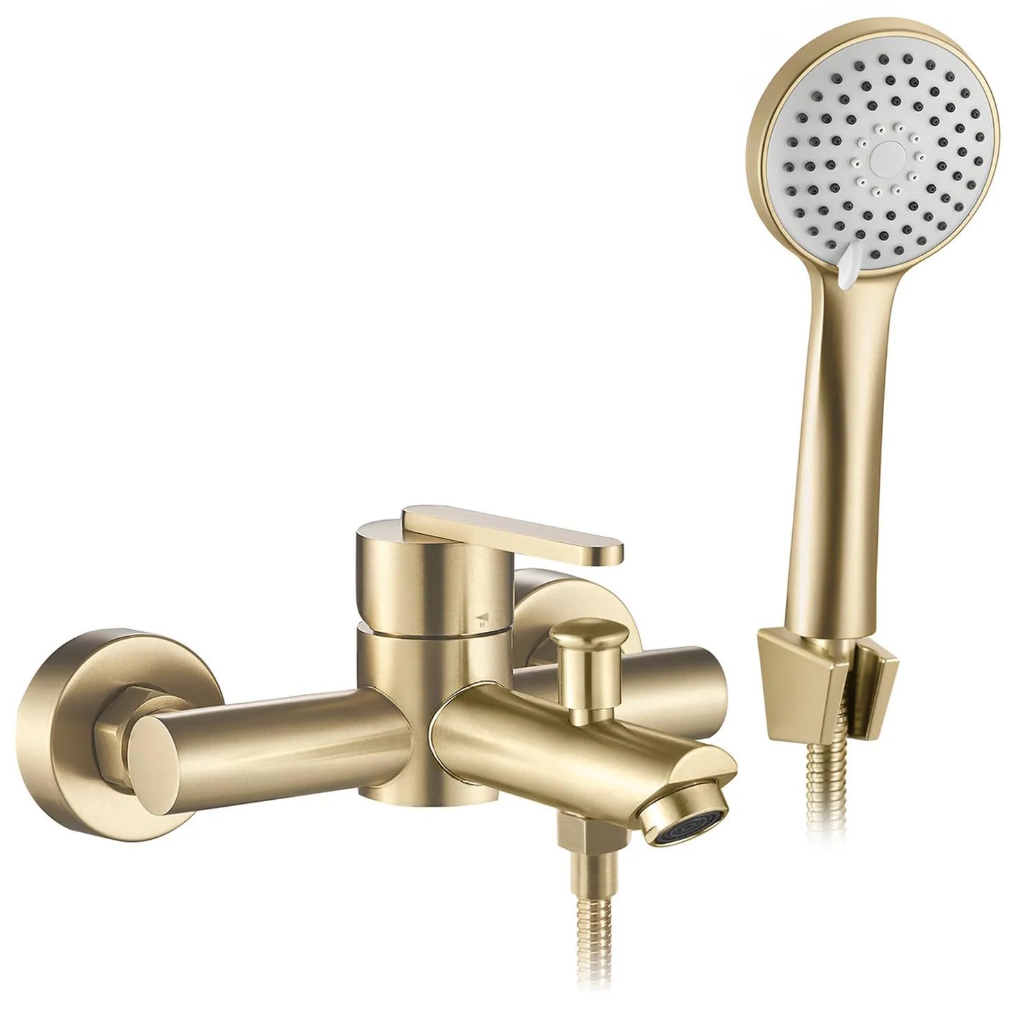 Rea - Badewannenarmatur Ontario Js-11803Bg, Gebürstetes Gold, 17,5X15X23,5Cm