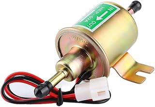 Bomba de combustível elétrica em linha, 12 V 3-6 PSI Bomba de combustível elétrica diesel a gás de baixa pressão universal bomba de combustível diesel HEP‑02A compatível com carro caminhão barco