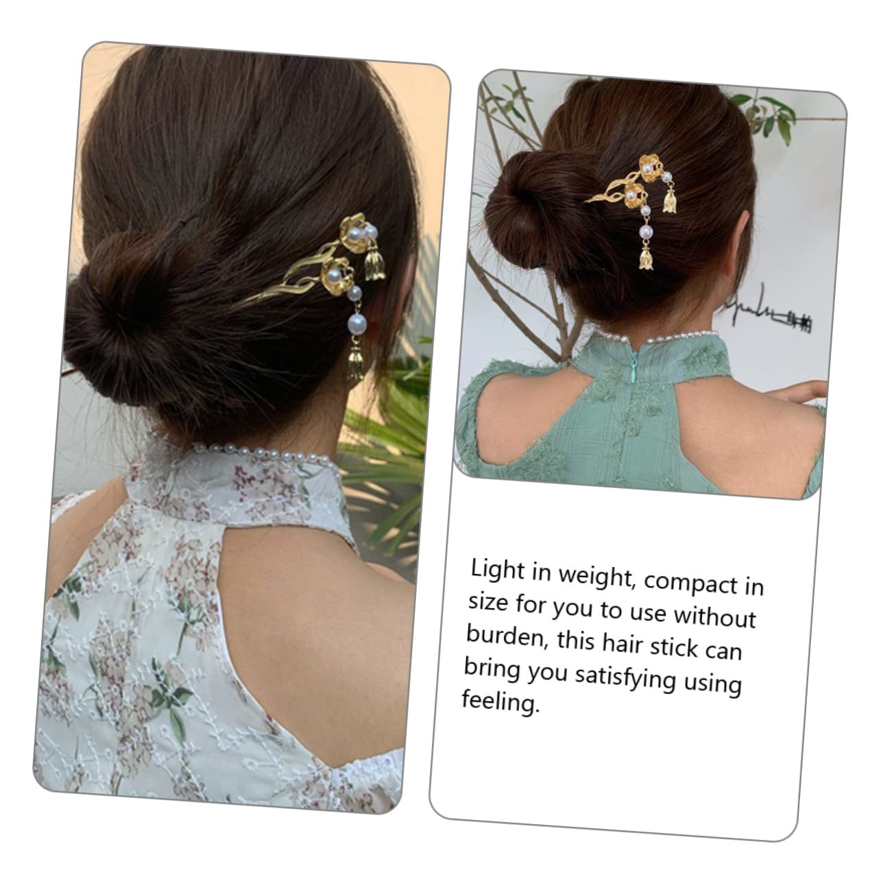Healeved 5 Juegos De Horquillas De Metal Con Forma De Flor Para Niñas Accesorio Para El Cabello De Mujer Para Moño (2 Unidades)