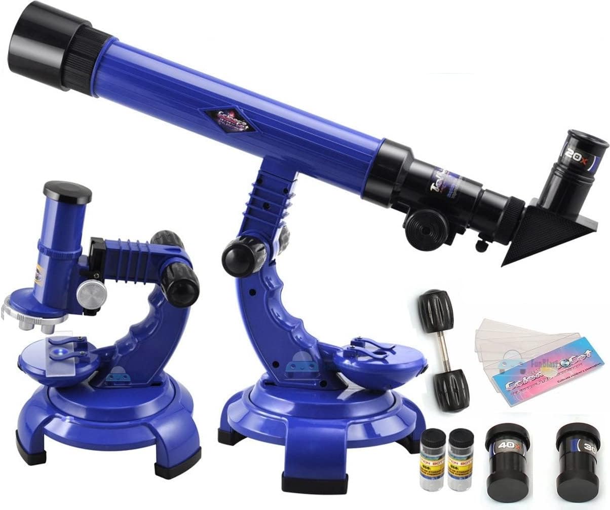 FunBlast Telescope and Microscope – 2 in 1 Science Set, Telescope for Kids, Telescope for Astronomy, Kids Telescope with Microscope/Scientific Astronomy Apparatus