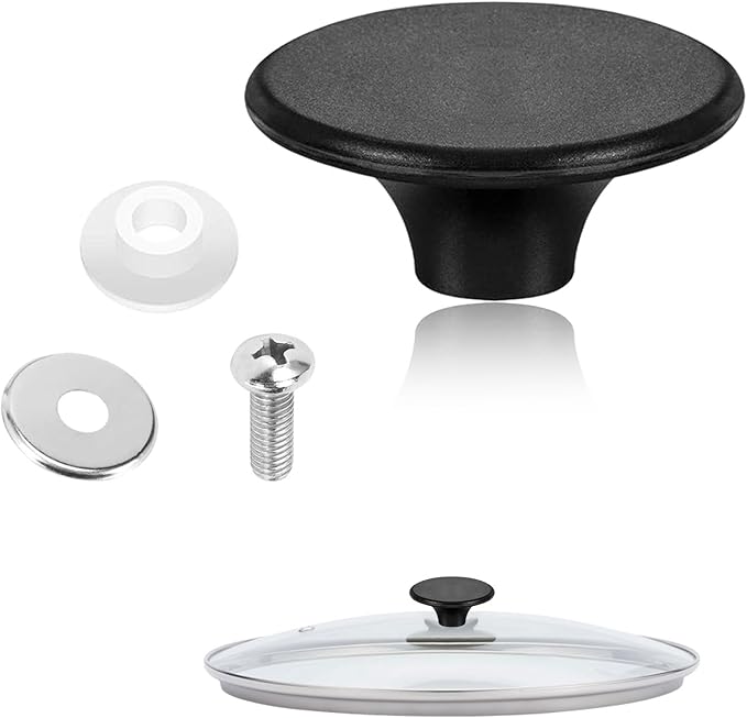 TYVOM Universal Stainless Steel Replacement Knob Handle, Pot Lid Knob