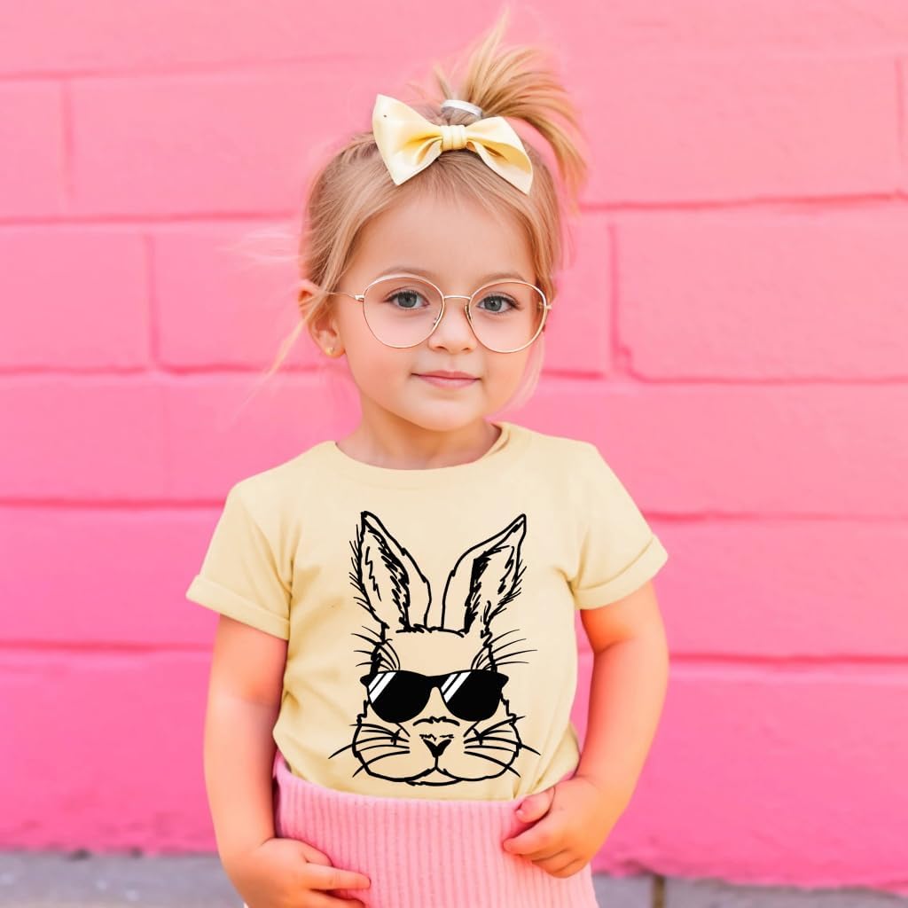 Kids Cute Digging Eggs Shirt Boys Funny T-Shirt Clothes Girls Bunny Graphic Tees Outfit 1-7T - Image 4