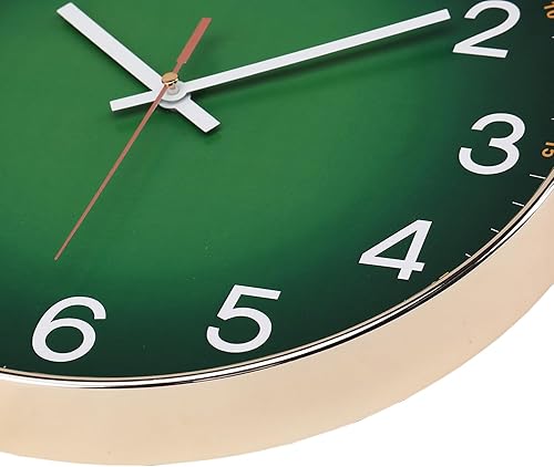 Miniatura 2 de Reloj de pared, moderno reloj de pared redondo de 12 pulgadas, reloj de pared silencioso de cuarzo de calidad, relojes de pared decorativos para